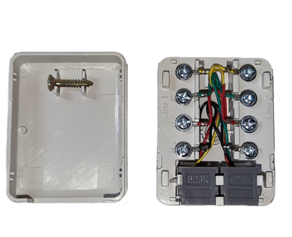 Omni Telephone Modular Box WDT-005 2 Telephone Outlet
