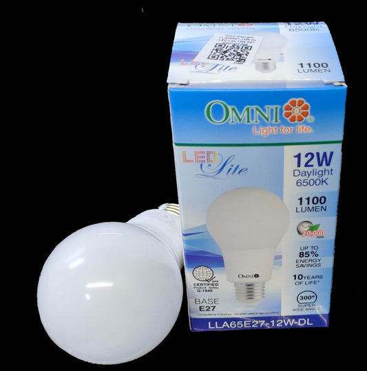Omni 12W LED Bulb E27 220V A65  Daylight