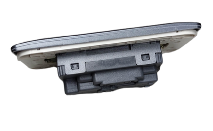 Omni Duplex Universal Outlet with Ground and Plate ( Designer Series) Graphite DWG-402G+DWP-113G 16A 250V