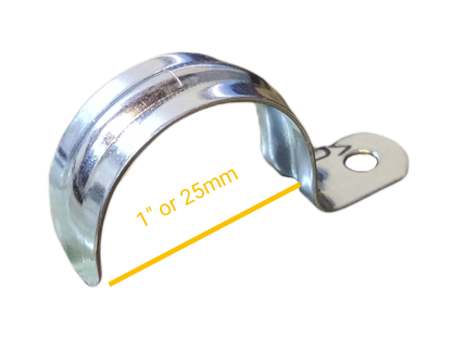 Metal Clamp Single Hole , 1/2" Metal Clamp, 3/4" Metal Clamp, 1" Metal Clamp, Metal Clamp 1 1/4", Metal Clamp 1 1/2", Metal Clamp 2", Metal Clamp 3", Malleable Clamp