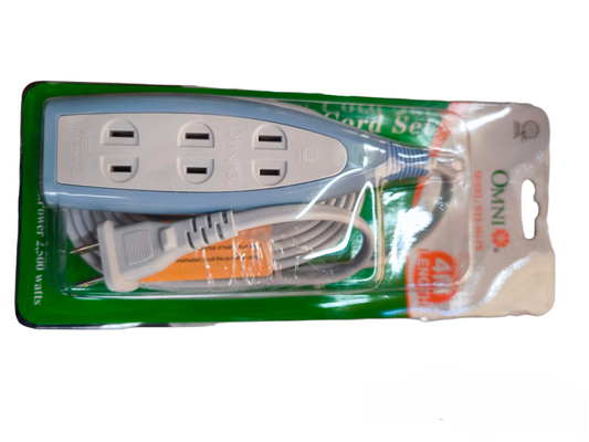 Omni 4 Gang Extension Outlet 10A 220V WEE-004
