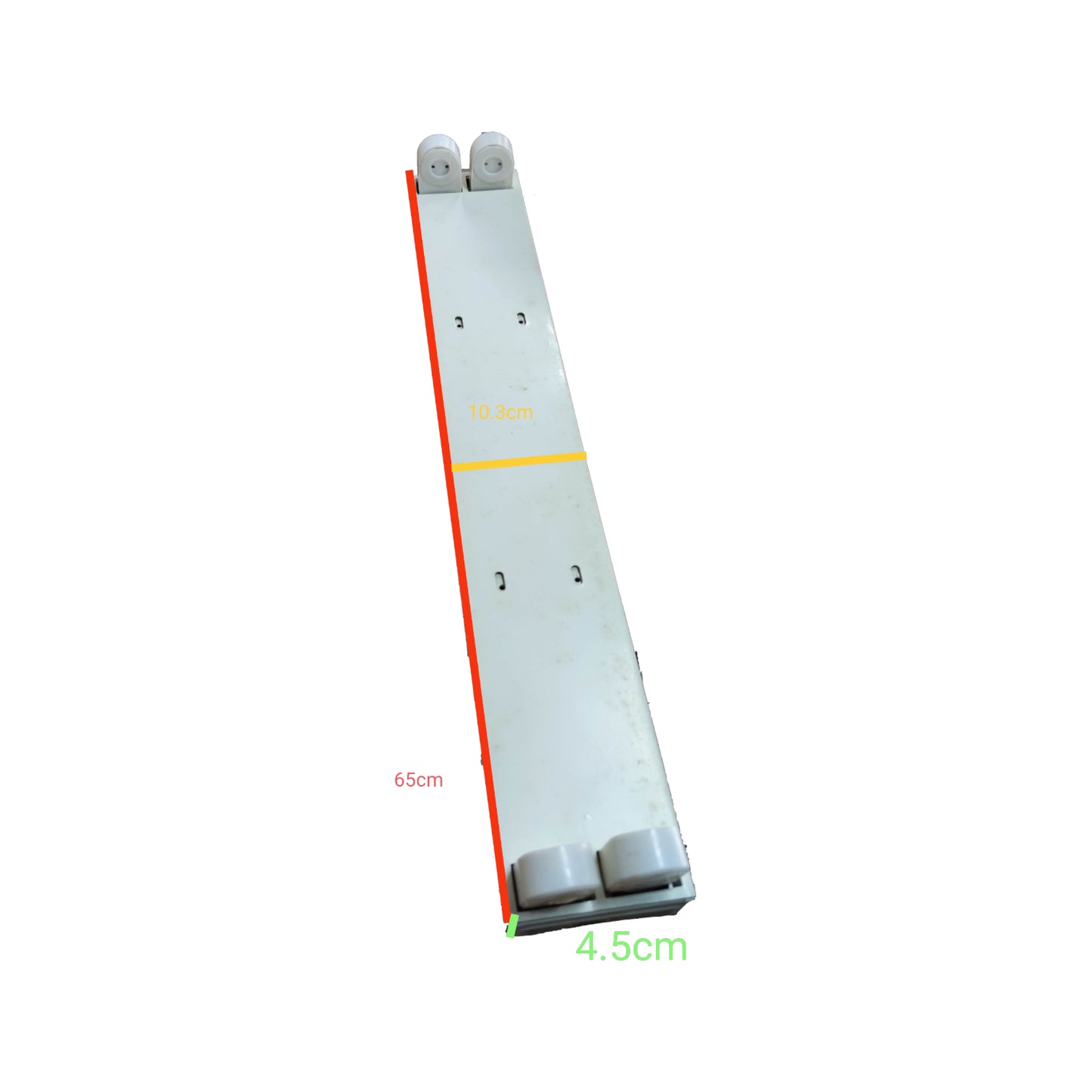 Focus 2x20W fluorescent light fixture for efficient lighting installation and accessories