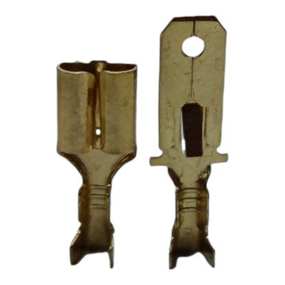 Terminal Lugs Connector Type for 3.5mm Wire 7mm Head Male and Female, Spade Connector 7mm Male and Female, Terminal Spade Connector, Spade Terminal