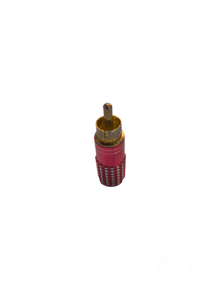 Grippes RCA Plug Metal Yellow Connector