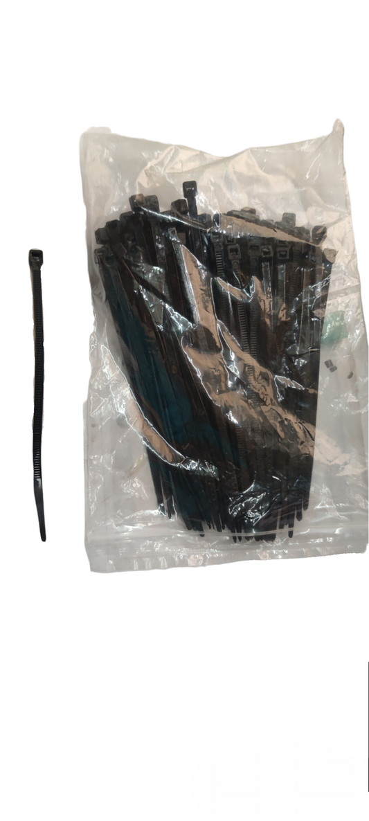 Grippes 4" Cable Tie (100Pcs) Available in Black and White