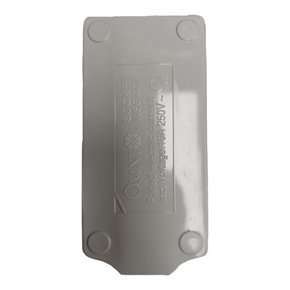 Omni 2 Gang Extension Universal Outlet with Ground 2 Gang, Surface Type Outlet with Ground WSG-002