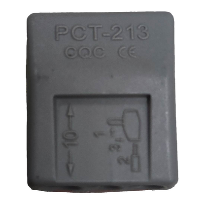 32A 250V wire terminal block in gray for electrical connections and circuitry projects