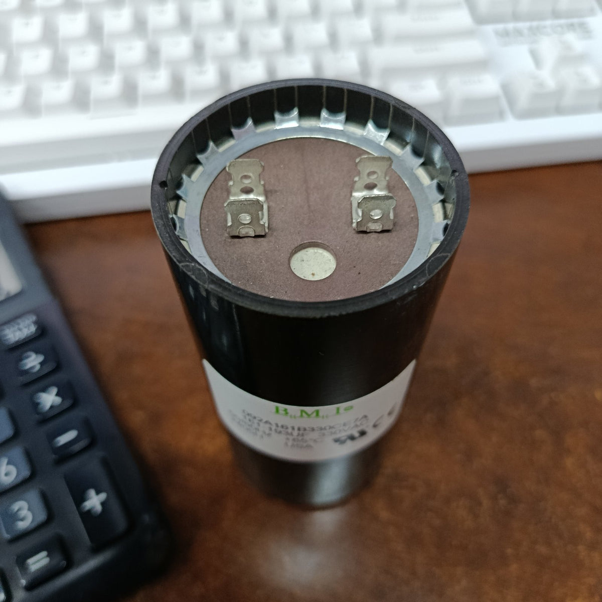 BMI Motor Starting Capacitor 161-193UF 330V AC, Capacitor 161-193MFD