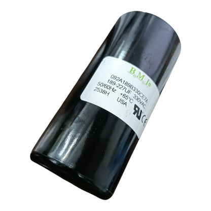 BMI Motor Starting Capacitor 189-227UF 330V AC, Capacitor 189-227MFD 330V AC