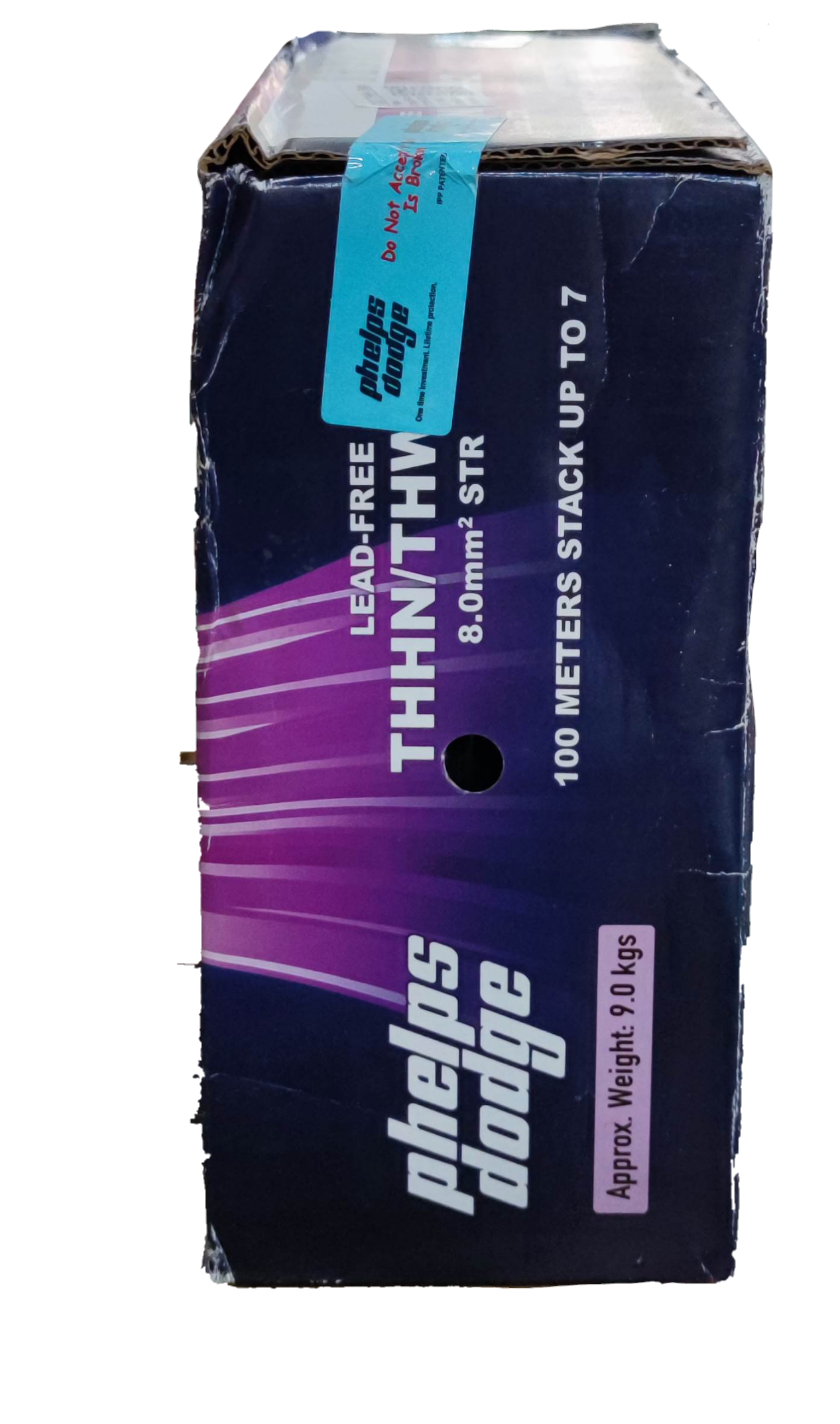 Phelps Dodge 8.0mm THHN AWG 8/7 (10 Meters) Black