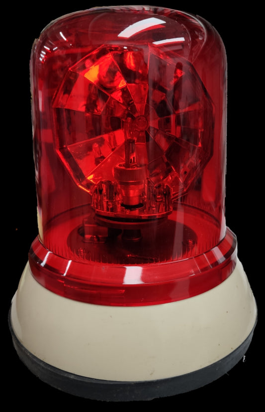Revolving Lights Red 12V DC 55W Big, Warning Light 12V Emergency Light