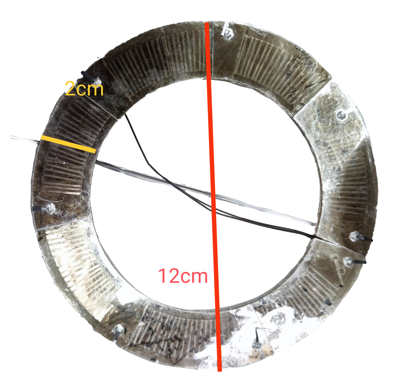 350W rice cooker spare part 12cm Diameter with clear markings for easy installation.
