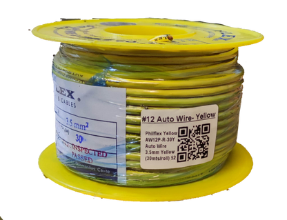 Philflex Autowire AWG 12 ( 3.5 mm), Automotive Wire #12 (3.5 mm) Red