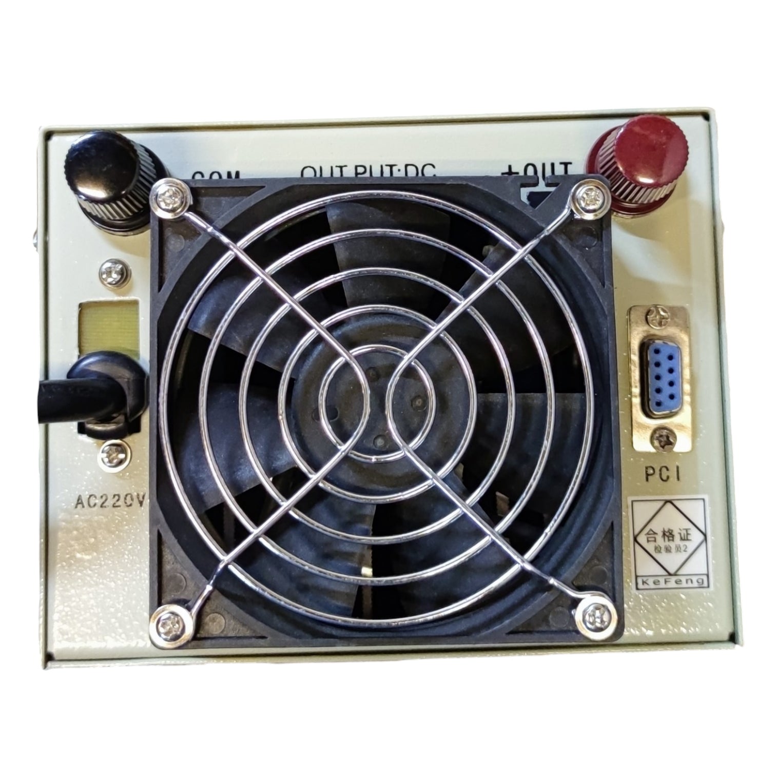 ZwitseRise 36V 40A switching power supply with cooling fan and adjustable output terminal connections