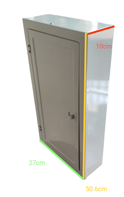 Panel Board 14 Branches 2 Pole Main and 2 Pole Branches For Miniature Circuit Breaker  Surface Type( Panel Board Only)