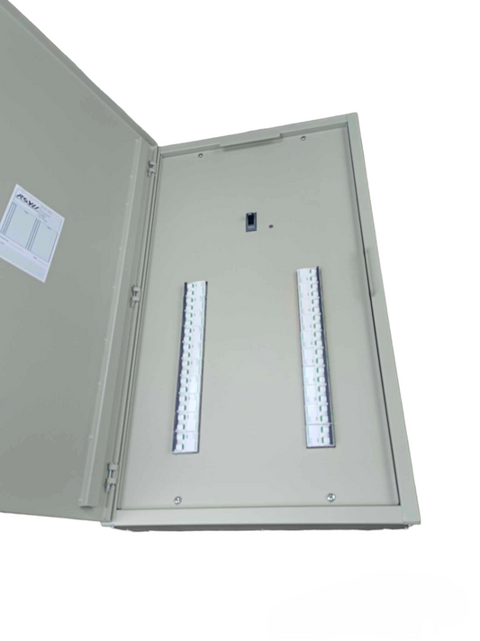 Panel Board with 125A 3 Pole EZC250H 3 Pole Main with 20 Branches 2 Pole Miniature Circuit Breaker Schneider