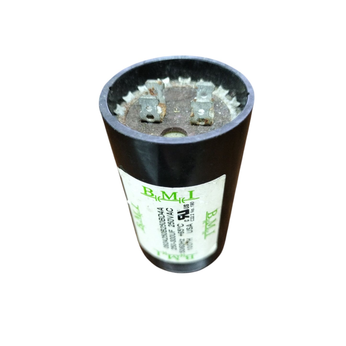 BMI Motor Starting Capacitor 250-300uF BMI , Capacitor 250-300MFD 250V AC