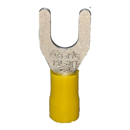 Local Terminal Lugs Y Type Yellow Insulation 5.5mm (5PCS + 5Pcs Free), Y Terminal Lugs, Y Terminal Lugs