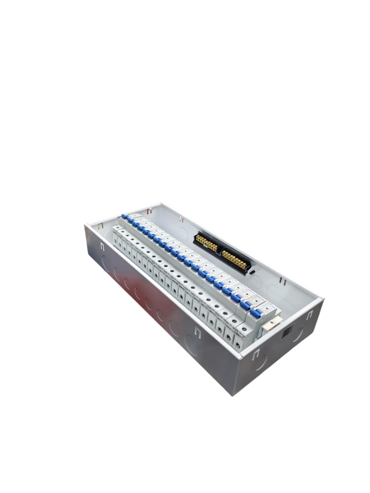 Panel Board 63A 1 Pole Main Miniature Circuit Breaker with 19 Branches 1 Pole Miniature Circuit Breaker 20 Ways Flush Type Panel Box ZY with 20 Bus Bar 1 Pole ( Chint NB1 Breakers)