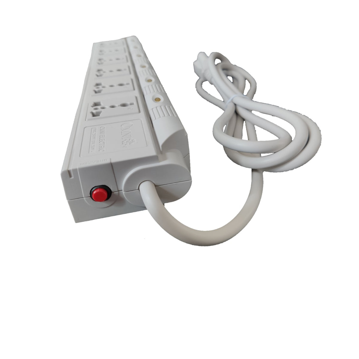 Omni  6 Gang Extension Cord Universal 6 Feet with Individual Switch Power Strip 6 Socket 10A 220V 1.83 Meters WED-360-PK