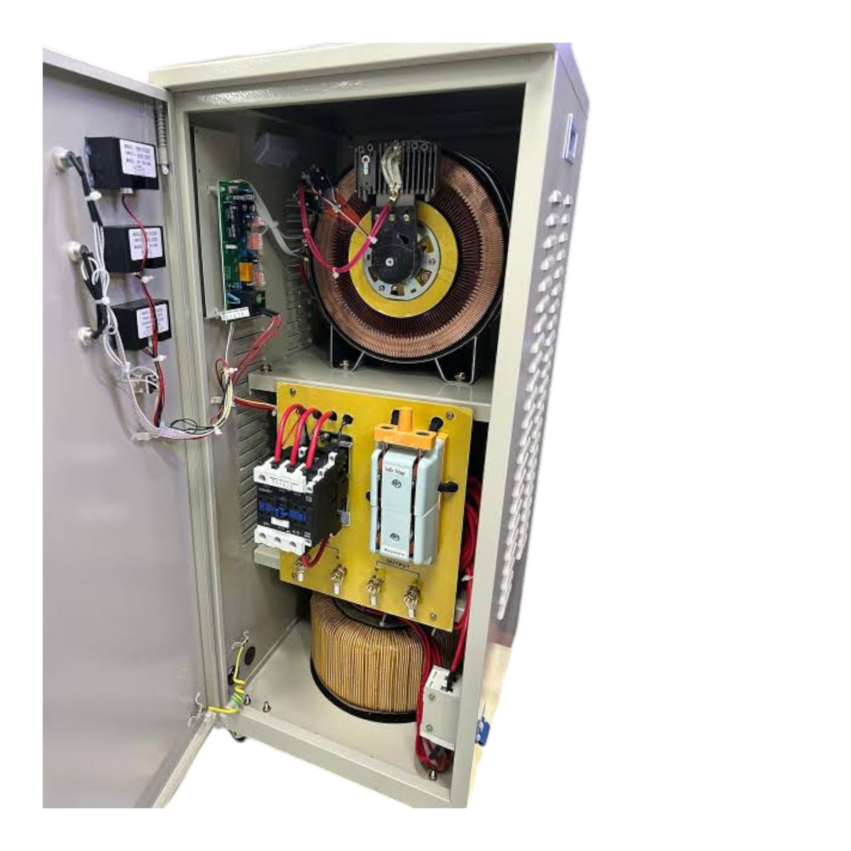 Himark 20000W Automatic Voltage Regulator 1 Input and 1 Output Terminal Binding MCB Protection SVM-20KVA
