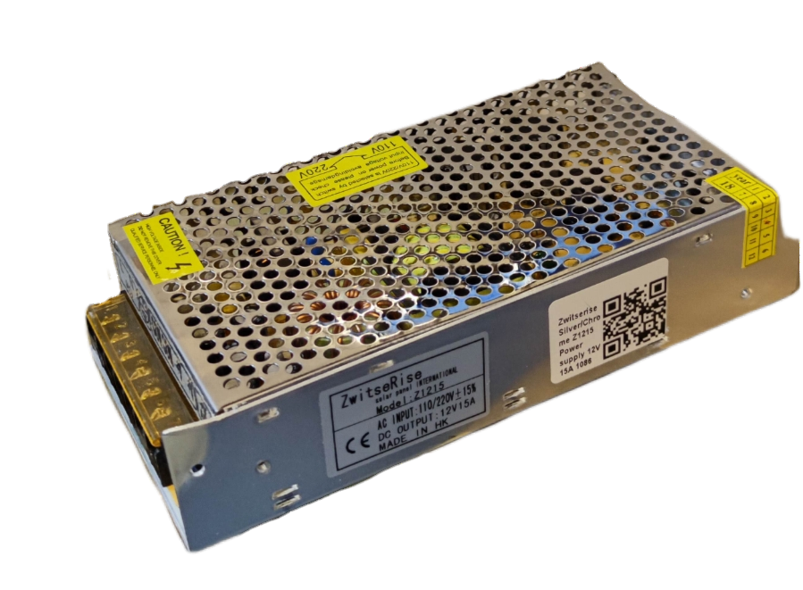 Power Supply 12V 15A , Regulated Output 12VDC 15A Input 220V , LED Driver 12VDC 15A 12VDC 180W /180VA, CCTV Power Supply 12VDC 15A (ZwitseRise), Power Switching Supply 12VDC15A Piso Net Wifi Pesonet