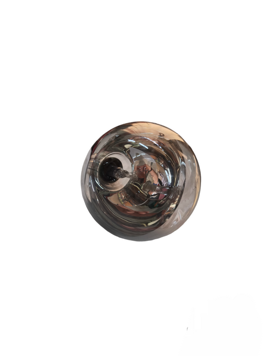 Chiyoda 40W Reflector Bulb Bottom Reflection showing the glass and filament details