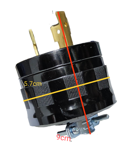 Omni 30A Twistlock Plug 220V , 30A Twist Lock Plug 2P+E WHG-30HD