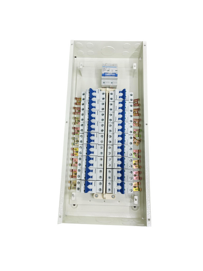 Panel Board 125A 2Pole Chint Miniature Circuit Breaker Metal 2 Pole Main and 18 Branches 2 Pole Panasonic