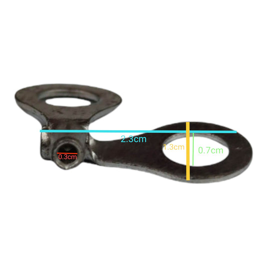 Local Terminal Lugs Ring Type Without Insulation 2.0mm (10Pcs + 10Pcs Free) , Ring Terminal Lugs,  Round Terminal Lugs