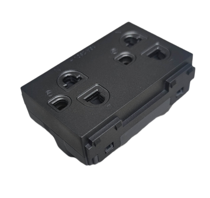 Omni Duplex Universal Outlet with Ground ( Designer Series) Graphite DWG-402G 16A 250V