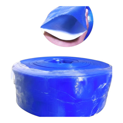 A roll of bright blue adhesive bandage strips, shown with a circular inset demonstrating how one strip is applied to skin.