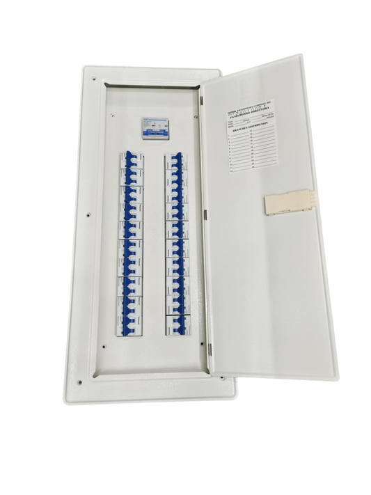 Panel Board 100A 2Pole Main Chint with Miniature Circuit Breaker 20 Branches 2 Pole Panasonic Branches