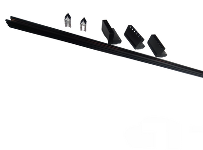 ILLUMIQ TERRA Magnetic Track Light 1 Meter 26mm with 3pcs 6W LED Foldable Grille Track Light Warm White 3000K 220V