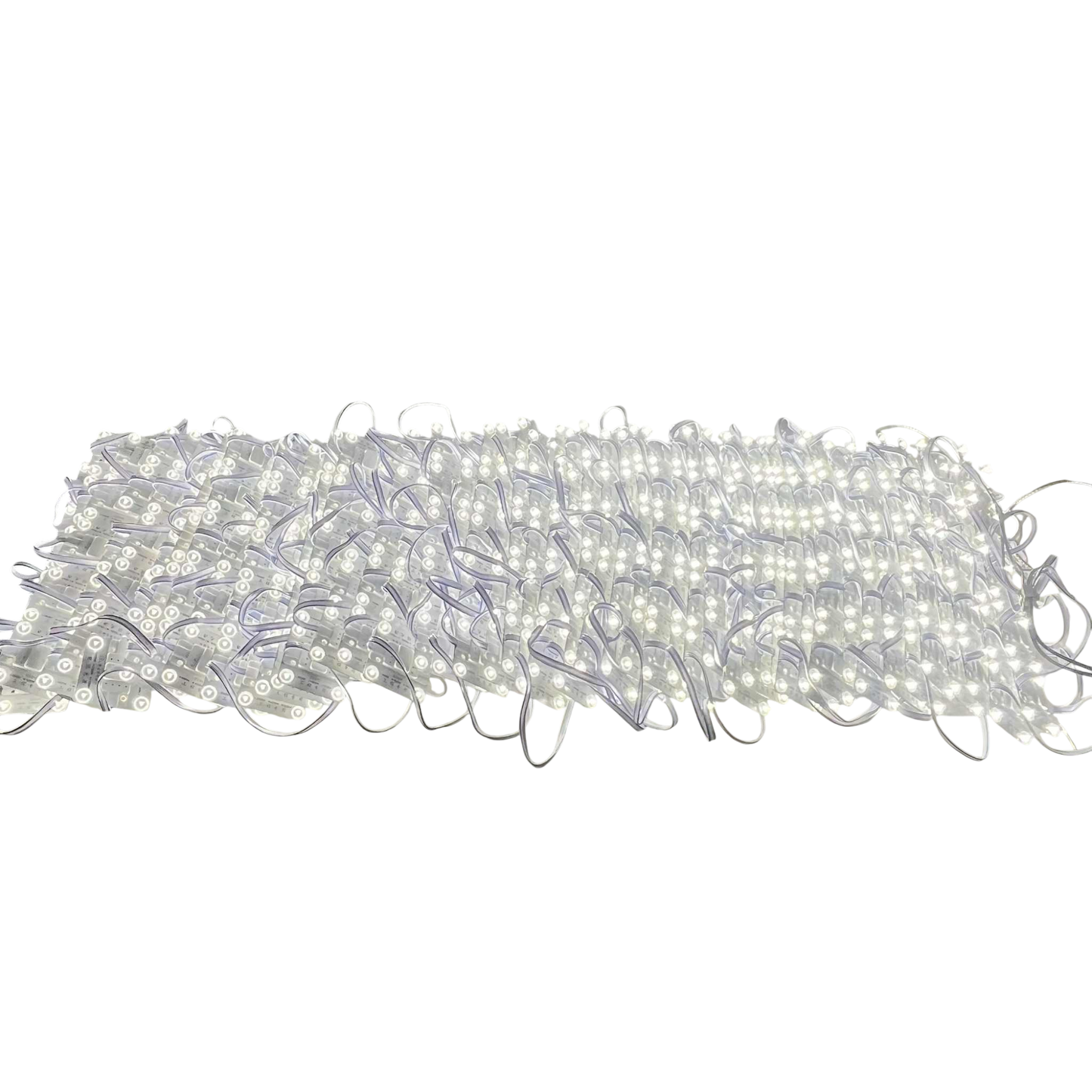 Flexible 4W LED square module 220V strip with multiple illuminated sections for versatile lighting solutions