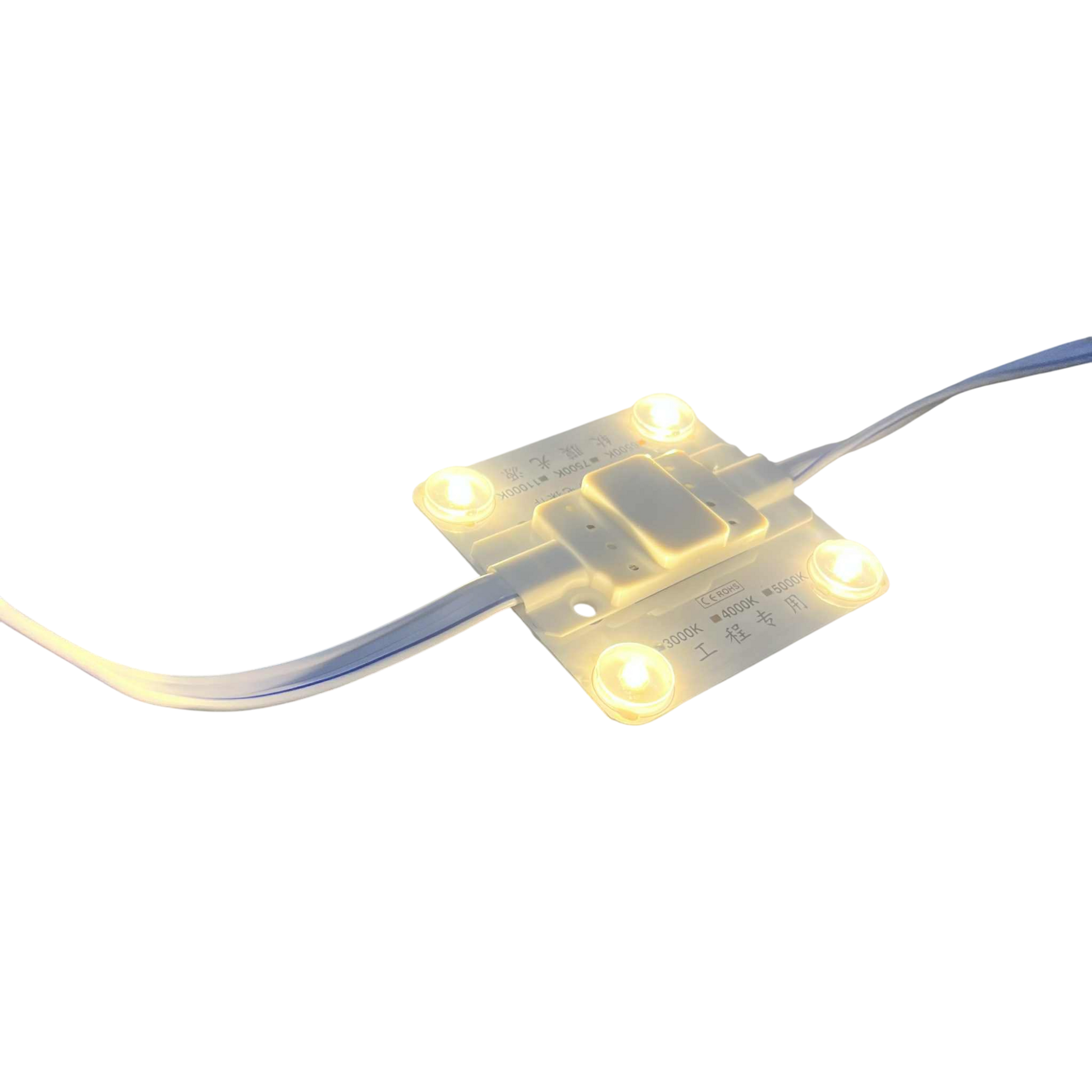 4W LED square module 220V with four bright light points for efficient lighting solutions