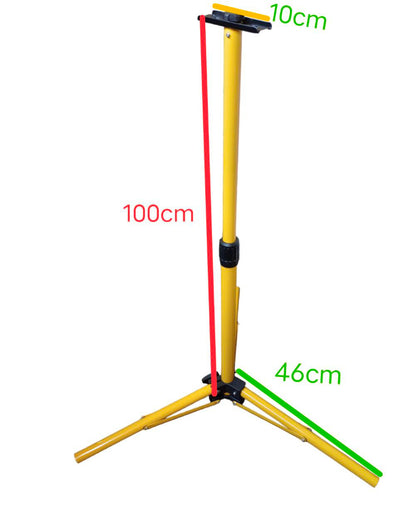Grippes Flood Light Stand 1 Meter 1 Head, Flood Light Tripod, Telescopic Tripod Stand Only