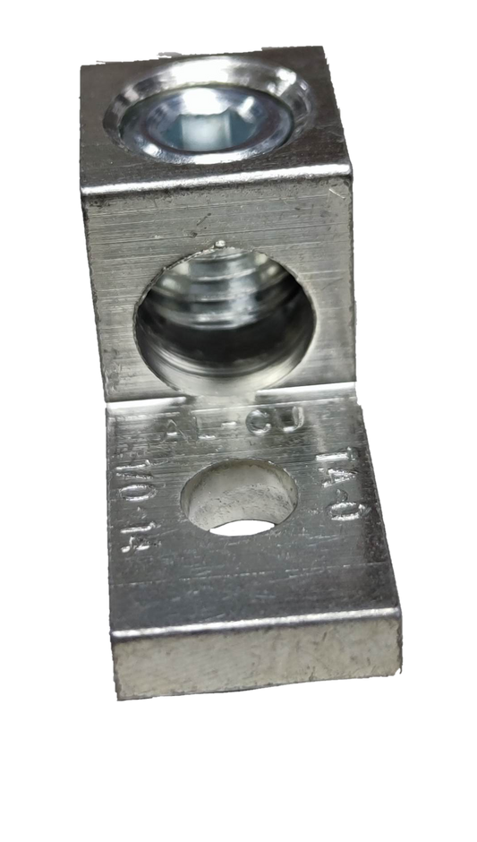 50mm electrical connector lug with a square shape for secure battery and cable connections