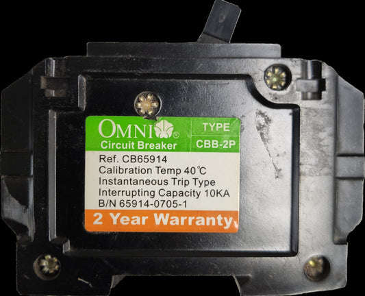 Omni 15A Circuit Breaker Bolt-on Type 2Pole 15A 2P Circuit Breaker