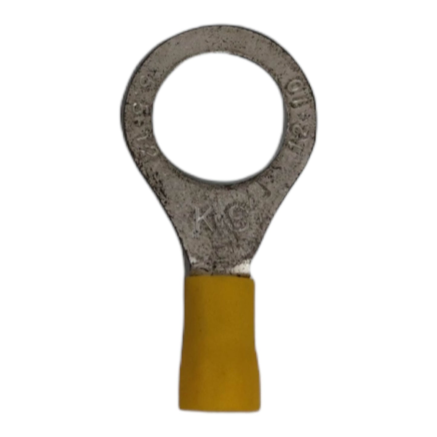 Local Terminal Lugs Ring Type Yellow Insulation 5.5mm (5Pcs + 5Pcs Free) , Ring Terminal Lugs,  Round Terminal Lugs