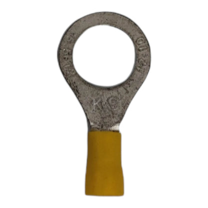 Local Terminal Lugs Ring Type Yellow Insulation 5.5mm (5Pcs + 5Pcs Free) , Ring Terminal Lugs,  Round Terminal Lugs