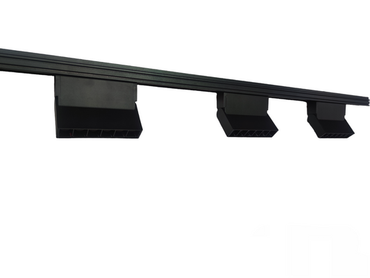 ILLUMIQ TERRA Magnetic Track Light 1 Meter 26mm with 3pcs 6W LED Foldable Grille Track Light Cool White 4000K 220V