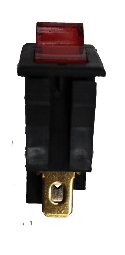 Rocker Switch 5A 125V Red Indicator SPST,