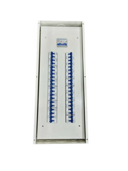 Panel Board 100A 2Pole Main Chint with Miniature Circuit Breaker 20 Branches 2 Pole Panasonic Branches