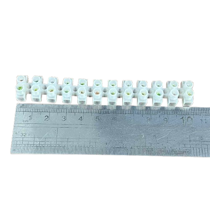 Grippes 5A 12 Pairs  PVC Terminal Block (5Pcs)
