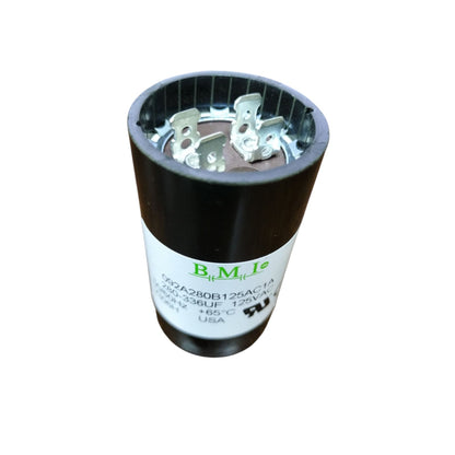 BMI Motor Starting Capacitor 280-336uF 125V AC, Capacitor 280-336MFD 125V