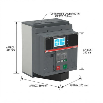 ABB SACE EMAX 2 1250A 3P Air Circuit Breaker Industrial Fixed Type 50KAIC 690V EKIP Touch LSIG IEC 60947-2 SACE EMAX 2 E1.2N1250A3P