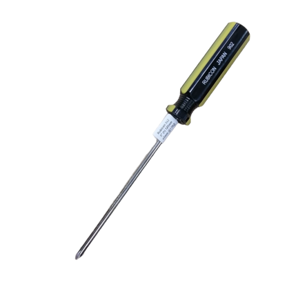 5 inch Philips screwdriver Rubicon with black and yellow handle and metal shaft for precise screwdriving