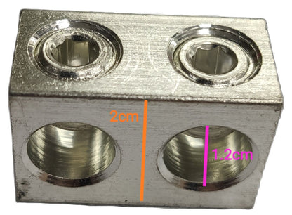 Grippes Mechanical Lug 2 Holes (2 x 2/0AWG), Mechanical Lugs 2 Holes ( 2 x 60mm)