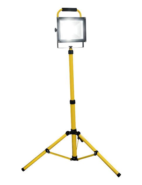 Grippes Flood Light Stand 1 Meter 1 Head, Flood Light Tripod, Telescopic Tripod Stand Only